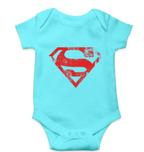 Load image into Gallery viewer, Superman Superhero Kids Romper For Baby Boy/Girl-0-5 Months(18 Inches)-Skyblue-Ektarfa.online
