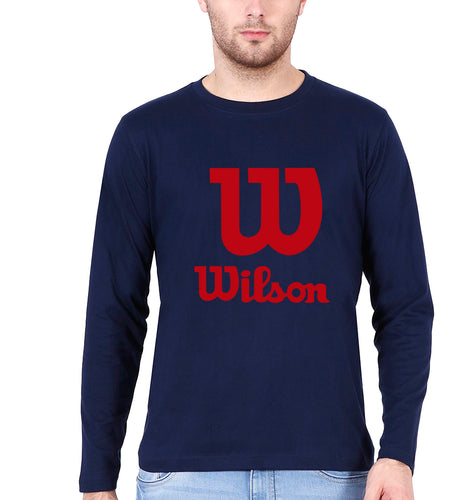 Wilson Full Sleeves T-Shirt for Men-Navy Blue-Ektarfa.online
