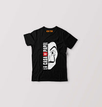 Load image into Gallery viewer, Money Heist Kids T-Shirt for Boy/Girl-Black-Ektarfa.online
