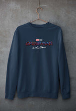 Load image into Gallery viewer, Spiderman Superhero Unisex Sweatshirt for Men/Women-S(40 Inches)-Navy Blue-Ektarfa.online
