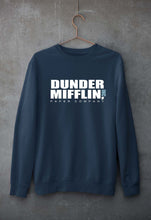 Load image into Gallery viewer, Dunder Mifflin Unisex Sweatshirt for Men/Women-S(40 Inches)-Navy Blue-Ektarfa.online
