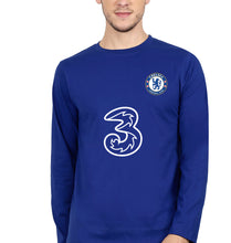 Load image into Gallery viewer, Chelsea 2021-22 Full Sleeves T-Shirt for Men-S(38 Inches)-Royal Blue-Ektarfa.online
