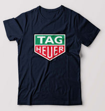 Load image into Gallery viewer, TAG Heuer T-Shirt for Men-S(38 Inches)-Navy Blue-Ektarfa.online
