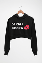 Load image into Gallery viewer, Serial Kisser Crop HOODIE FOR WOMEN

