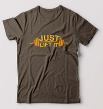 Load image into Gallery viewer, Gym T-Shirt for Men-Olive Green-Ektarfa.online
