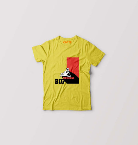 The Notorious B.I.G Kids T-Shirt for Boy/Girl-Yellow-Ektarfa.online