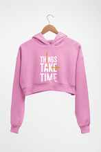 Load image into Gallery viewer, Time Crop HOODIE FOR WOMEN

