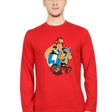 Load image into Gallery viewer, Asterix Full Sleeves T-Shirt for Men-Red-Ektarfa.online
