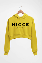Load image into Gallery viewer, Nicce Crop HOODIE FOR WOMEN-Mustard Yellow-Ektarfa.online
