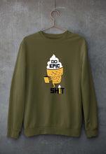 Load image into Gallery viewer, Shit Unisex Sweatshirt for Men/Women-S(40 Inches)-Olive Green-Ektarfa.online
