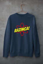 Load image into Gallery viewer, Sheldon Cooper Bazinga Unisex Sweatshirt for Men/Women-S(40 Inches)-Navy Blue-Ektarfa.online
