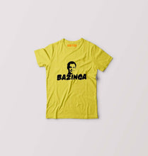 Load image into Gallery viewer, Sheldon Cooper Bazinga Kids T-Shirt for Boy/Girl-0-1 Year(20 Inches)-Yellow-Ektarfa.online
