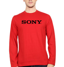 Load image into Gallery viewer, Sony Full Sleeves T-Shirt for Men-Red-Ektarfa.online
