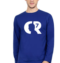 Load image into Gallery viewer, Cristiano Ronaldo CR7 Full Sleeves T-Shirt for Men-Royal blue-Ektarfa.online
