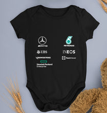 Load image into Gallery viewer, Mercedes AMG Petronas F1 2022 Team Kids Romper For Baby Boy/Girl
