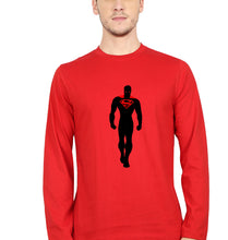 Load image into Gallery viewer, Superman Superhero Full Sleeves T-Shirt for Men-Red-Ektarfa.online
