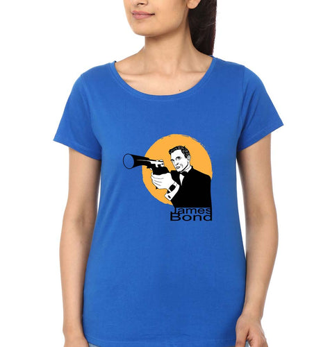 James Bond 007 T-Shirt for Womena-Royal Blue-Ektarfa.online