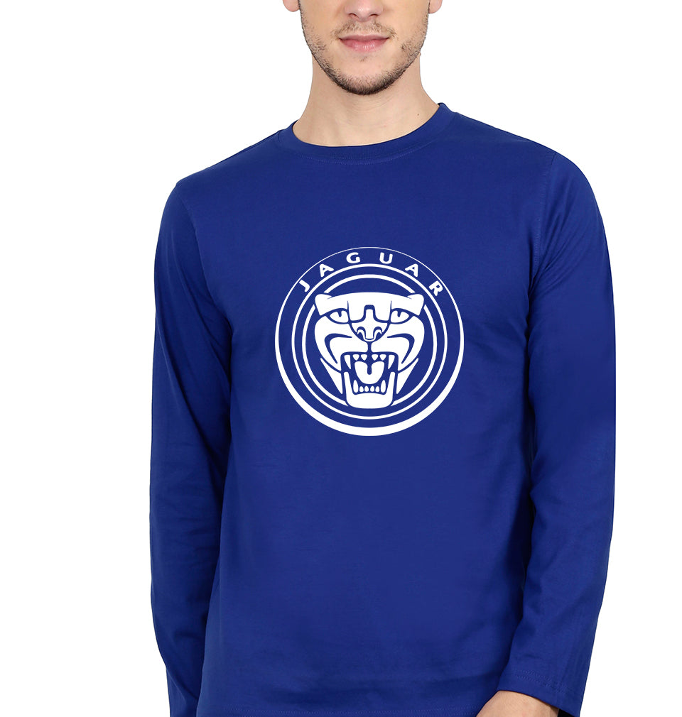 Jaguar Full Sleeves T-Shirt for Men-Royal blue-Ektarfa.online