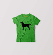 Load image into Gallery viewer, Black Dog Kids T-Shirt for Boy/Girl-Flag Green-Ektarfa.online
