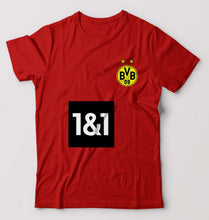 Load image into Gallery viewer, Borussia Dortmund 2021-22 T-Shirt for Men-S(38 Inches)-Red-Ektarfa.online
