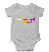 Load image into Gallery viewer, Trumpet Kids Romper For Baby Boy/Girl-0-5 Months(18 Inches)-Grey-Ektarfa.online
