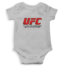 Load image into Gallery viewer, UFC Kids Romper For Baby Boy/Girl-0-5 Months(18 Inches)-Grey-Ektarfa.online
