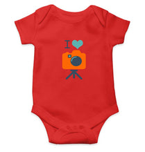 Load image into Gallery viewer, I Love Photography Kids Romper Kids Romper For Baby Boy/Girl-0-5 Months(18 Inches)-RED-Ektarfa.online
