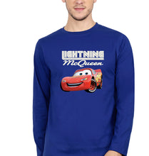 Load image into Gallery viewer, Lightning McQueen Full Sleeves T-Shirt for Men-ROYAL BLUE-Ektarfa.online
