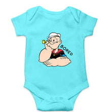 Load image into Gallery viewer, Popeye Kids Romper For Baby Boy/Girl-0-5 Months(18 Inches)-Sky Blue-Ektarfa.online
