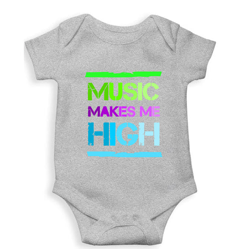 Music Kids Romper For Baby Boy/Girl-Grey-Ektarfa.online