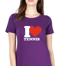 Load image into Gallery viewer, I Love Tennis T-Shirt for Women
