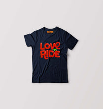 Load image into Gallery viewer, Love to Ride Kids T-Shirt for Boy/Girl-Navy Blue-Ektarfa.online
