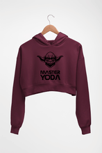 Load image into Gallery viewer, Yoda Star Wars Crop HOODIE FOR WOMEN
