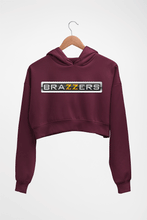 Load image into Gallery viewer, Brazzers Crop HOODIE FOR WOMEN-Maroon-Ektarfa.online
