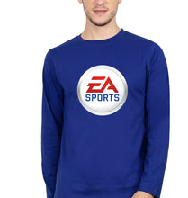 Load image into Gallery viewer, EA Sports Full Sleeves T-Shirt for Men-Royal Blue-Ektarfa.online
