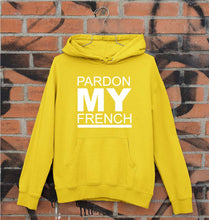 Load image into Gallery viewer, Pardon My French Unisex Hoodie for Men/Women-Mustard Yellow-Ektarfa.online

