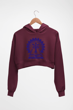 Load image into Gallery viewer, IIT Kharagpur Crop HOODIE FOR WOMEN
