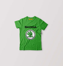 Load image into Gallery viewer, Skoda Kids T-Shirt for Boy/Girl-Flag Green-Ektarfa.online
