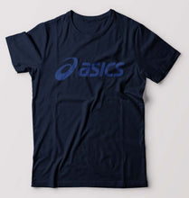 Load image into Gallery viewer, Asics T-Shirt for Men-S(38 Inches)-Navy Blue-Ektarfa.online
