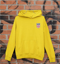 Load image into Gallery viewer, USA Football Unisex Hoodie for Men/Women-Mustard Yellow-Ektarfa.online
