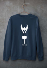 Load image into Gallery viewer, Thor Superhero Unisex Sweatshirt for Men/Women-Navy Blue-Ektarfa.online
