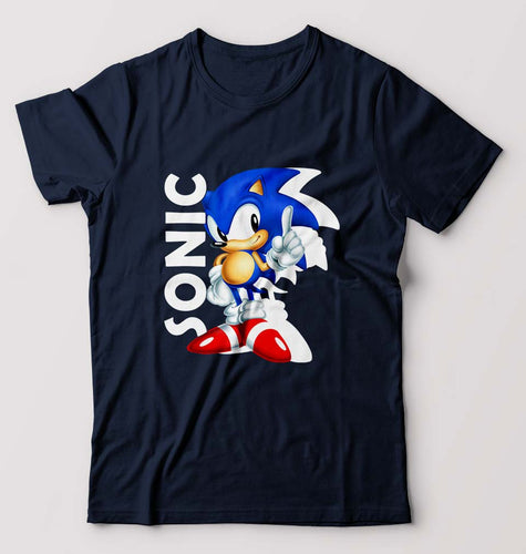 Sonic T-Shirt for Men-Navy Blue-Ektarfa.online