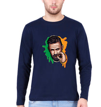 Load image into Gallery viewer, Conor McGregor Full Sleeves T-Shirt for Men-S(38 Inches)-Navy Blue-Ektarfa.online
