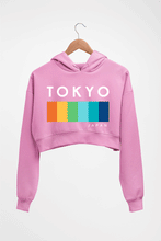 Load image into Gallery viewer, Tokyo Japan Crop HOODIE FOR WOMEN-Light Baby Pink-Ektarfa.online
