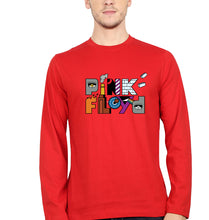 Load image into Gallery viewer, Pink Floyd Full Sleeves T-Shirt for Men-S(38 Inches)-Red-Ektarfa.online
