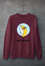 Load image into Gallery viewer, Banana Unisex Sweatshirt for Men/Women-S(40 Inches)-Maroon-Ektarfa.online
