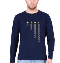 Load image into Gallery viewer, The Rings of Power Full Sleeves T-Shirt for Men-Navy Blue-Ektarfa.online
