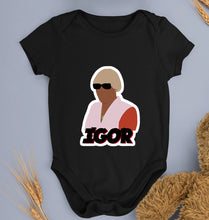 Load image into Gallery viewer, Igor Kids Romper For Baby Boy/Girl-0-5 Months(18 Inches)-Black-Ektarfa.online
