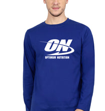 Load image into Gallery viewer, optimum nutrition (ON) Full Sleeves T-Shirt for Men-Royal Blue-Ektarfa.online
