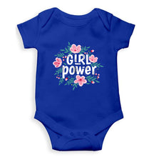 Load image into Gallery viewer, Feminist Girl Power Kids Romper For Baby Boy/Girl-0-5 Months(18 Inches)-Royal Blue-Ektarfa.online
